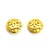 Chanel Coco Mark Round Large CC Grape Vine Earrings 125050124