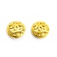 Chanel Coco Mark Round Large CC Grape Vine Earrings 125050124