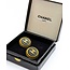 Chanel Coco Mark Round CC Black Acrylic Earrings 125050133