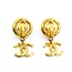 Chanel Coco Mark Earrings Round Faux Mabe Pearl CC Dangle 125050126