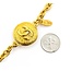 Chanel Coco Mark Gold Medallion Necklace 125050127