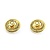 Chanel Coco Mark Textured Medallion Earrings 125050134