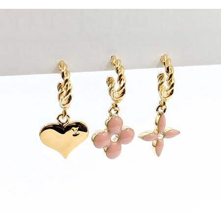 Louis Vuitton Buci d'Oreille Sweet Monogram Earrings 125050099