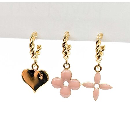 Louis Vuitton Buci d'Oreille Sweet Monogram Earrings 125050099