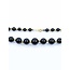 Necklace Strand 5-10mm Onyx 14ky 17.5" 22.22g 225050030