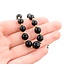 Necklace Strand 5-10mm Onyx 14ky 17.5" 22.22g 225050030