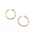 Earrings Twist Hoops 14ky 2.02g 225050042