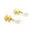 Chanel Coco Mark Round Faux Pearl Dangle Earrings 125050123