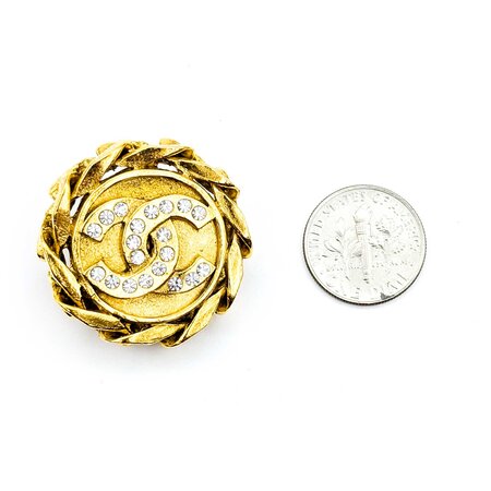 Chanel Coco Mark Rhinestone CC Earrings 125050125
