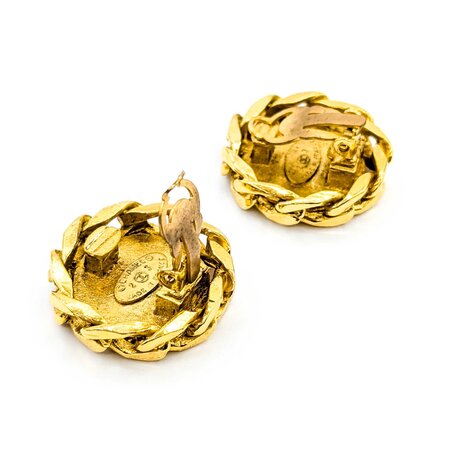 Chanel Coco Mark Rhinestone CC Earrings 125050125