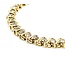 Bracelet Tennis Link 3.8ctw Round Diamonds 14ky 7" 13.9g 225050033