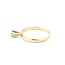 Ring Solitaire .28ct Round Diamonds 14ky Sz6.5 225050035