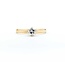 Ring Solitaire .28ct Round Diamonds 14ky Sz6.5 225050035