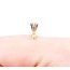Ring Solitaire .28ct Round Diamonds 14ky Sz6.5 225050035