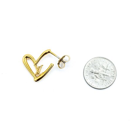 Louis Vuitton Buci d'Oreille Heart Fall in Love PM Earrings 125050098