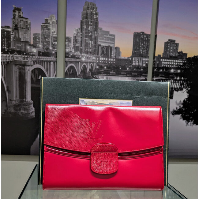 Clutch Louis Vuitton Aegean Clutch Red 125050174