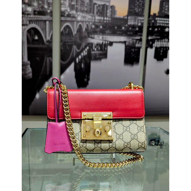 Handbag Gucci Padlock GG Supreme Canvas 125050168