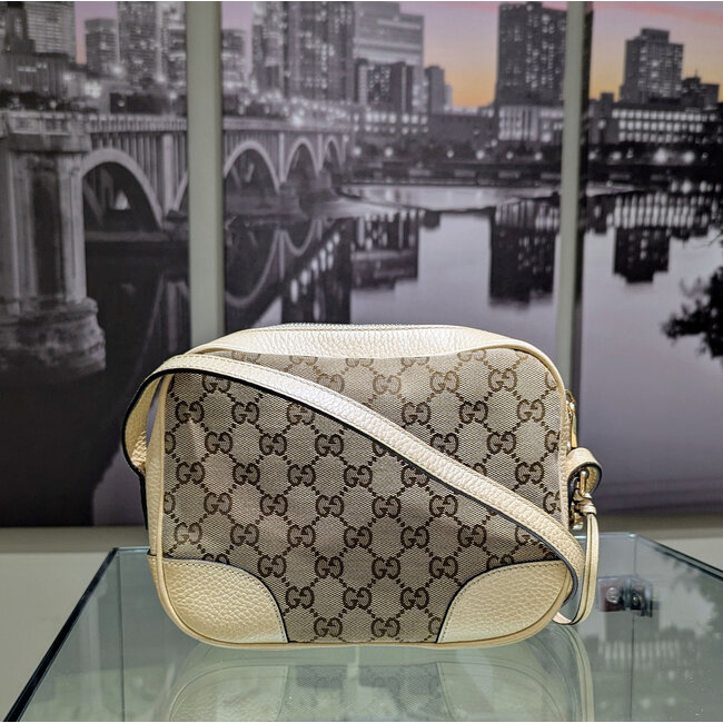 Handbag Gucci Mini Bree GG Canvas 125050163