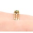 Ring Cocktail .24ctw Emerald 14ky Sz8.5 4.22g 225050052