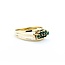 Ring Cocktail .24ctw Emerald 14ky Sz8.5 4.22g 225050052