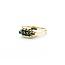 Ring Cocktail .24ctw Emerald 14ky Sz8.5 4.22g 225050052