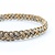 Bracelet Woven Tri Color 14ktri 7" 15.01g 225050040