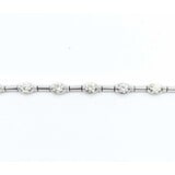  Bracelet Prong Set 2.00ctw Round Diamonds 18kw 7" 8.40g 225050063