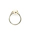 Ring Vintage 6.8mm Pearl 10ky Sz6.5 2.21g 225050029