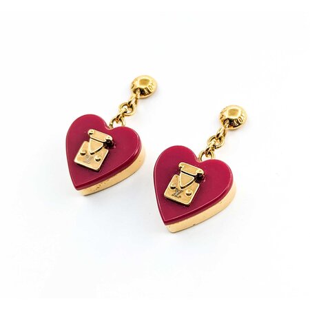 Louis Vuitton Buci d'Oreille Rock Me Heart Earrings 125050096