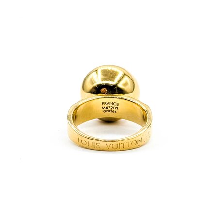 Louis Vuitton Burg LV Colors Ring sz7.75 125050116