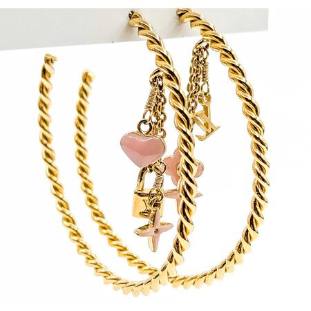Louis Vuitton Creole Sweet Monogram Earrings 125050094