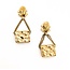 Chanel Coco Mark Dangle Matelasse Earrings 125050135