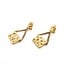 Chanel Coco Mark Dangle Matelasse Earrings 125050135