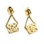 Chanel Coco Mark Dangle Matelasse Earrings 125050135
