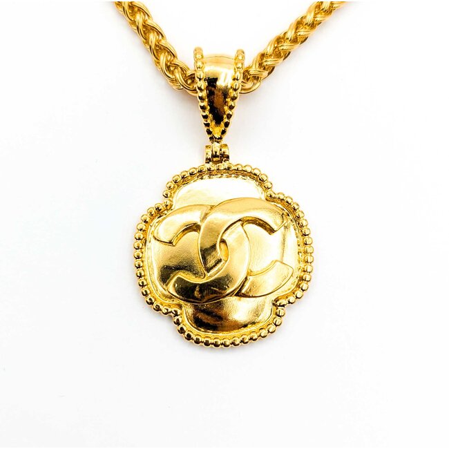 Chanel Coco Mark CC Medallion Necklace 125050137