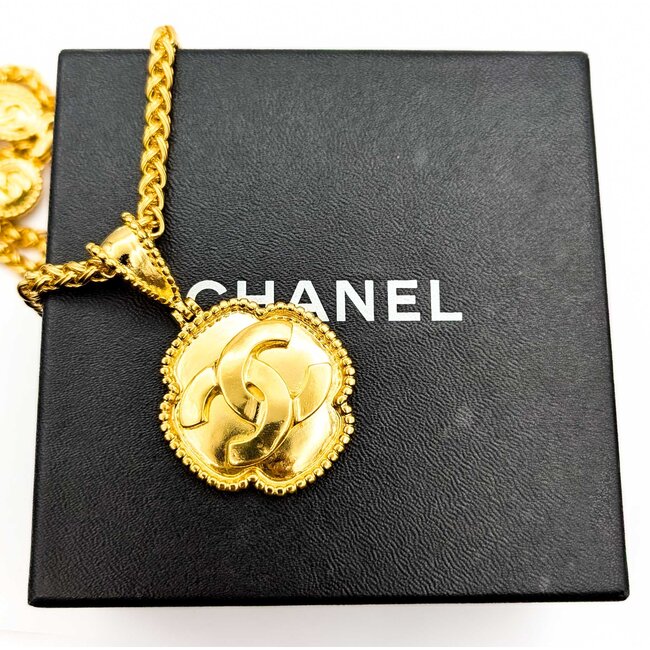 Chanel Coco Mark CC Medallion Necklace 125050137
