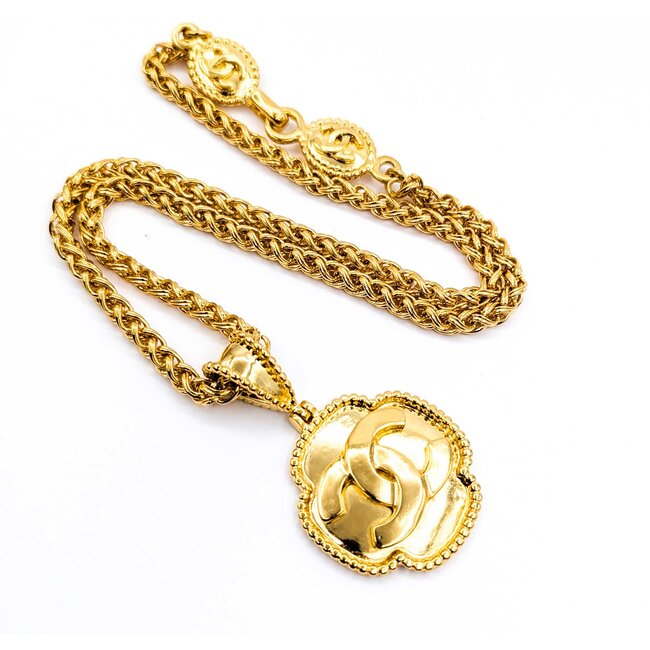 Chanel Coco Mark CC Medallion Necklace 125050137