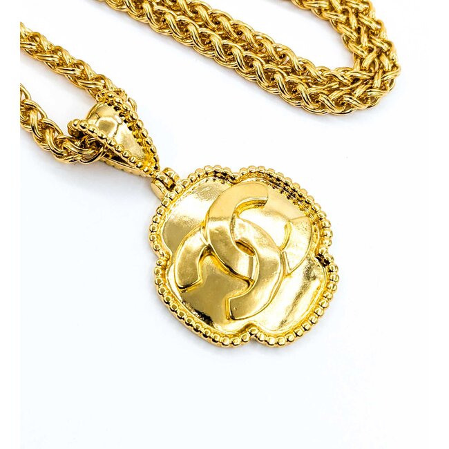 Chanel Coco Mark CC Medallion Necklace 125050137