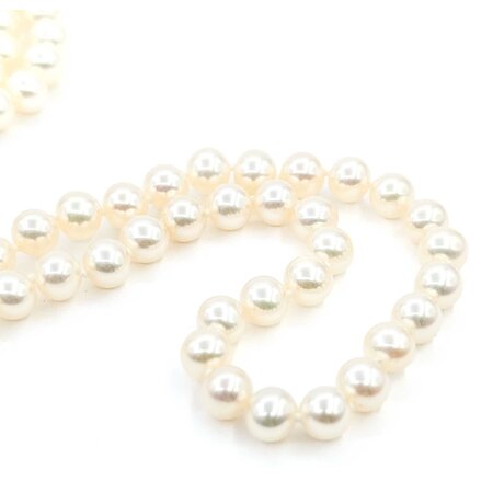 Necklace Strand 5.5-5.7mm Akoya Pearls 14ky 18" 19.48g 225050047