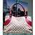 Handbag Gucci GG Canvas Red Trim 125050182