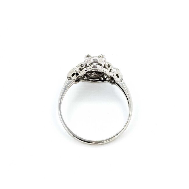 Ring Star Vintage .23ct Round Diamond 14kw Sz9.5 3.12g 225060003