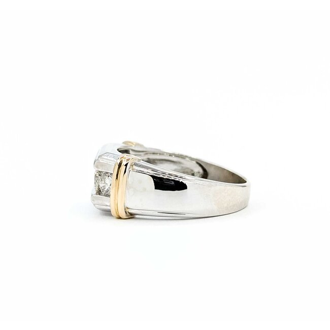 Ring 5 Stone 1.00ctw Round Diamonds 14ktt Sz11 8.15g 225060004