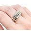 Ring 5 Stone 1.00ctw Round Diamonds 14ktt Sz11 8.15g 225060004