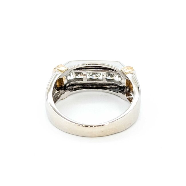 Ring 5 Stone 1.00ctw Round Diamonds 14ktt Sz11 8.15g 225060004