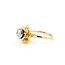 Ring Floral .50ct Round Diamond 14ky Sz5 3.20g 225060001