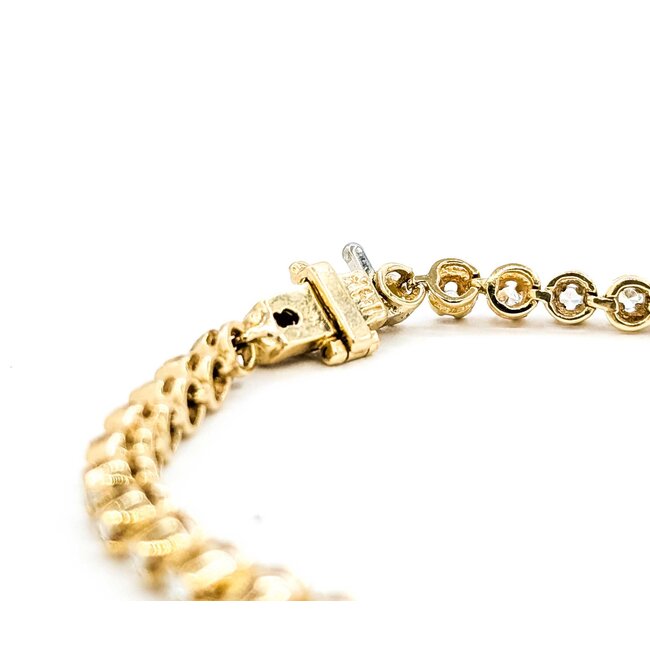 Bracelet Line .50ctw Round Diamonds 14ky 7" 8.95g 225060013