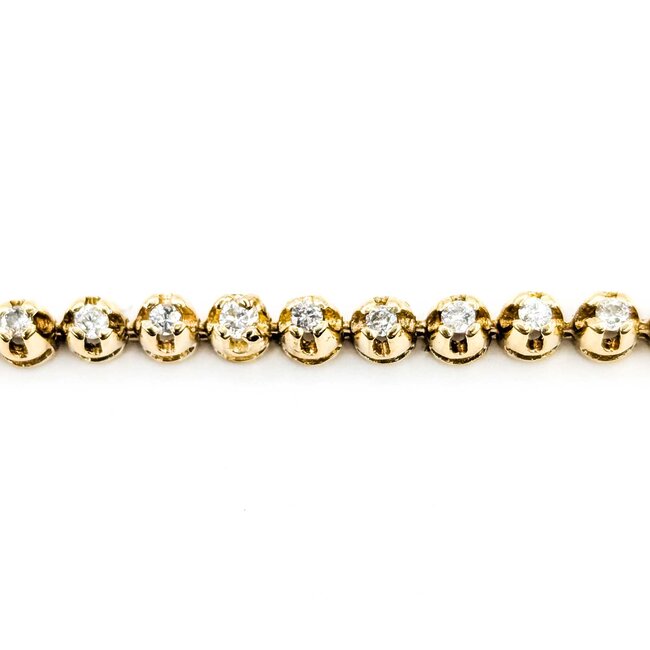 Bracelet Line .50ctw Round Diamonds 14ky 7" 8.95g 225060013