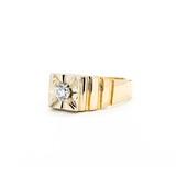 Ian Szymczak Ring .40ct Round Diamond 14ky Sz11 11.51g 225060002