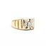 Ring .40ct Round Diamond 14ky Sz11 11.51g 225060002