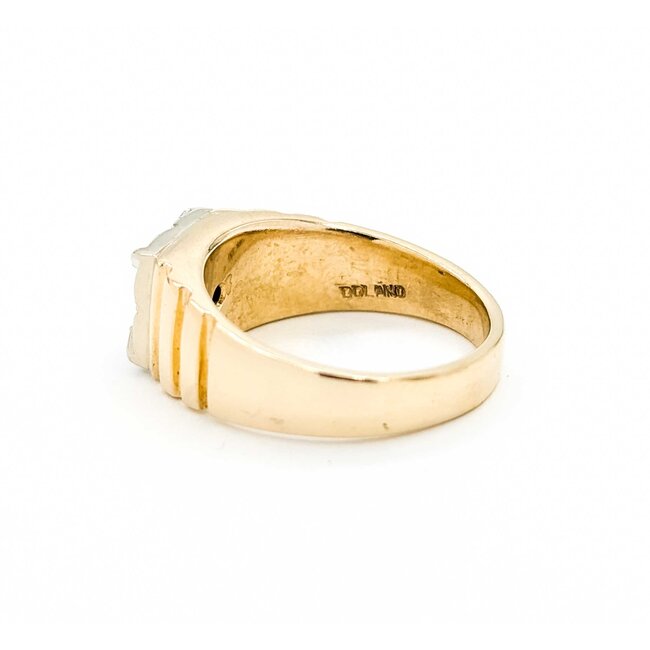 Ring .40ct Round Diamond 14ky Sz11 11.51g 225060002